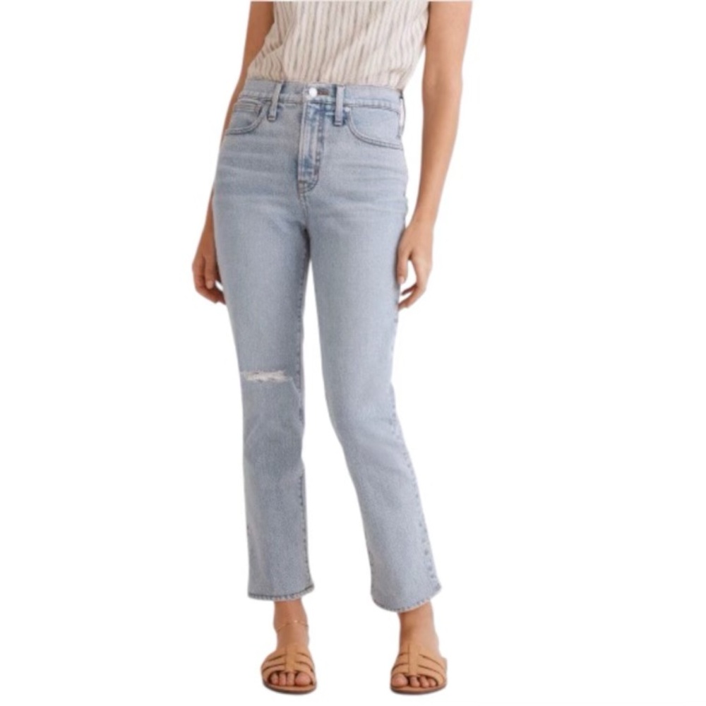 Madewell 25 The Perfect Vintage Crop Women’s Jeans Sudbury Wash High Rise